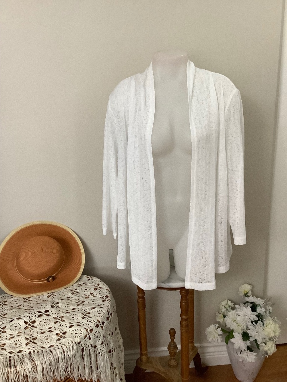 TanJay Fresh light open cardigan petite Large